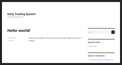 Desktop Screenshot of daily-trading-system.com