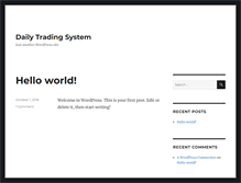 Tablet Screenshot of daily-trading-system.com